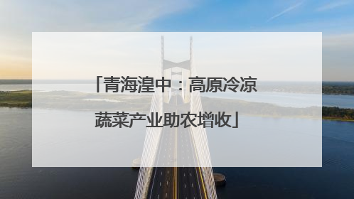 青海湟中：高原冷凉蔬菜产业助农增收