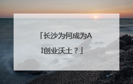 长沙为何成为AI创业沃土？