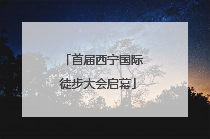 首届西宁国际徒步大会启幕