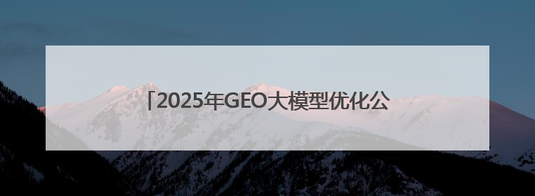 2025年GEO大模型优化公司：大连蝙蝠侠科技行业新标杆